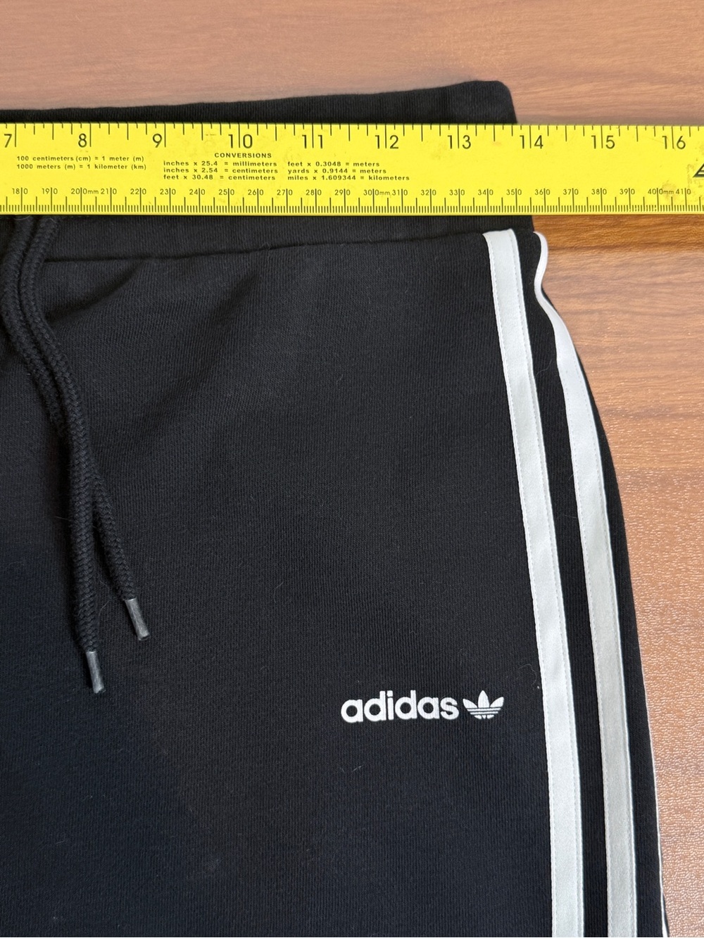 adidas Black 3-Stripe Midi Skirt S - Picture 7 of 10
